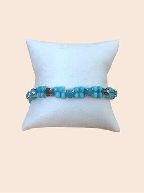 Turquoise color Beaded Bracelet - Women Jewelry